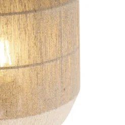 Qazqa wandlampen riki beige e27