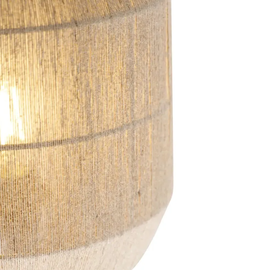 Qazqa wandlampen riki beige e27