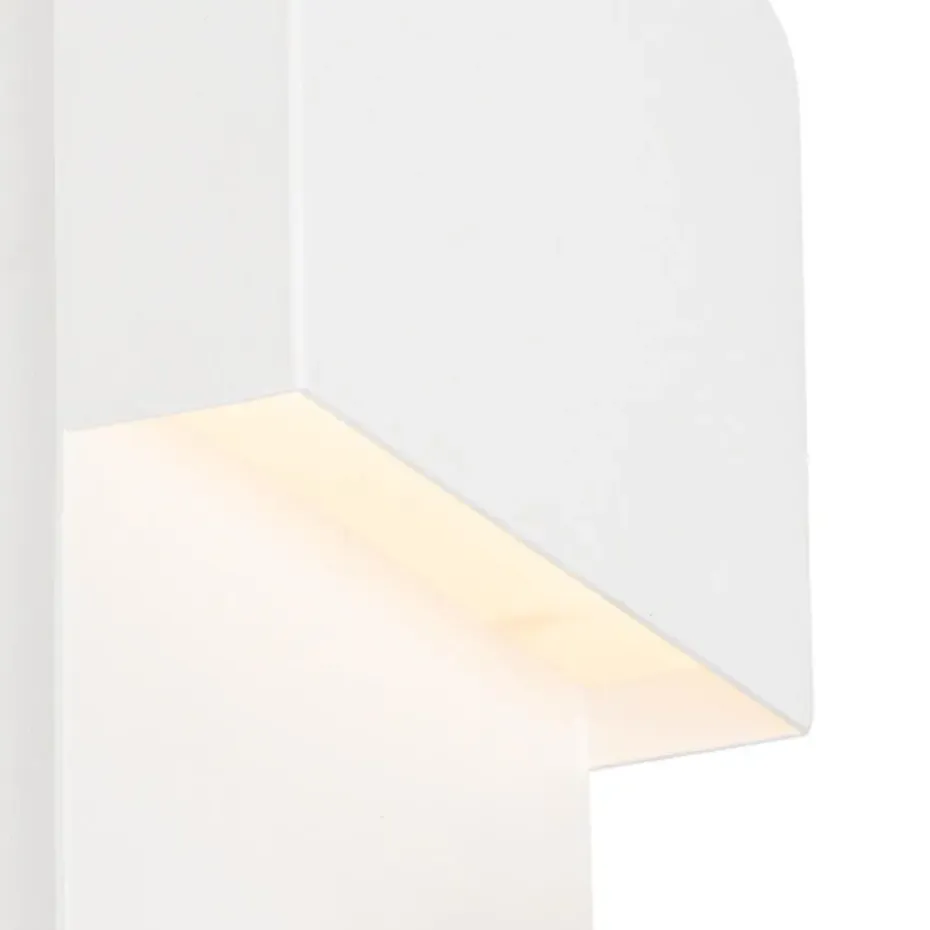 Qazqa wandlampen robin wit geïntegreerde led