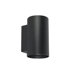 Qazqa wandlampen sandy zwart gu10