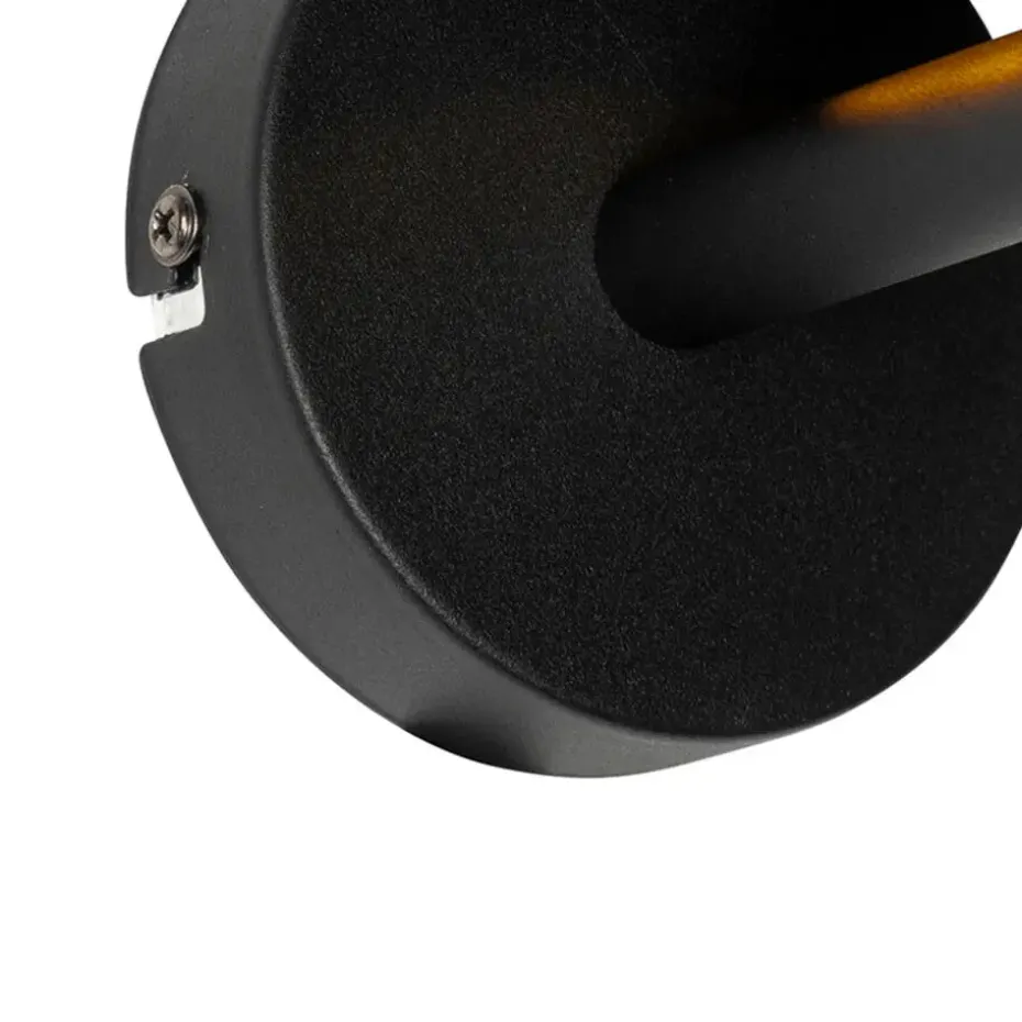 Qazqa wandlampen vt zwart e27