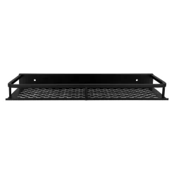 QUVIO Badkamer plankje Aluminium - Zwart - 40 cm