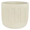 QUVIO Bloempot - Drips - Beton - Beige