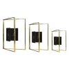 QUVIO Fotolijst staand rechthoek 15x20,5 cm + 13x18 cm + 10,5x15,5 cm - Goud