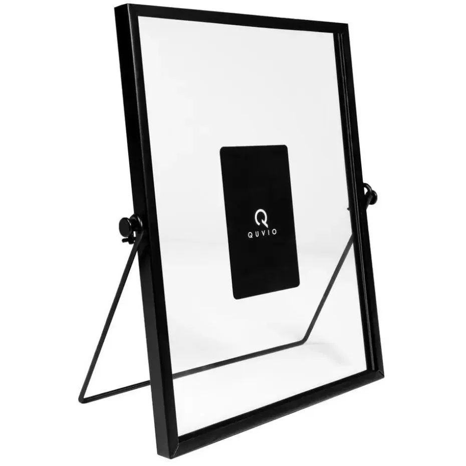 QUVIO Fotolijst staand staal 15 x 20 cm (bxh) - Zwart