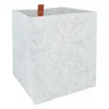 QUVIO Organizer vierkant - 23 x 26,5 cm - Vilt - Grijs