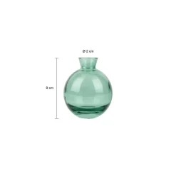 QUVIO Vazen set van 3 - Glas - Groen