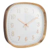 QUVIO Wandklok - 30 cm - Rosegoud en wit