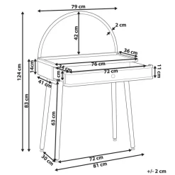 RANCHERIA - Kaptafel - Lichtbruin - Bamboehout