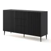 Ravenna B dressoir ladekast 150 2D3S gefreesd MDF folie mat