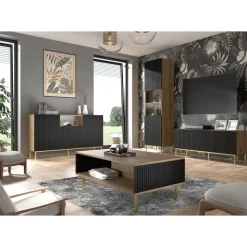 Ravenna B TV-meubel 150 3D gefreesd MDF folie mat