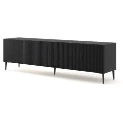 Ravenna B TV-meubel 200 4D gefreesd MDF folie mat