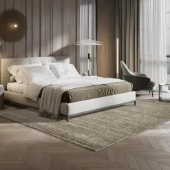 Relax Oslo - Laagpolig Effen Vloerkleed - Beige - 160x230 CM
