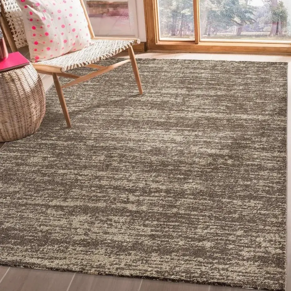 Relax Oslo - Laagpolig Effen Vloerkleed - Bruin - 160x230 CM