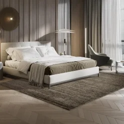 Relax Oslo - Laagpolig Effen Vloerkleed - Bruin - 160x230 CM