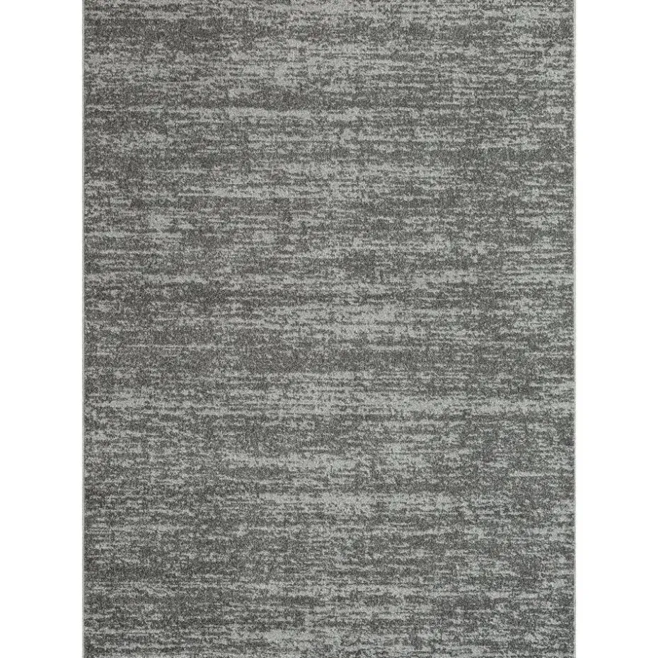 Relax Oslo - Laagpolig Effen Vloerkleed - Grijs - 120x170 CM