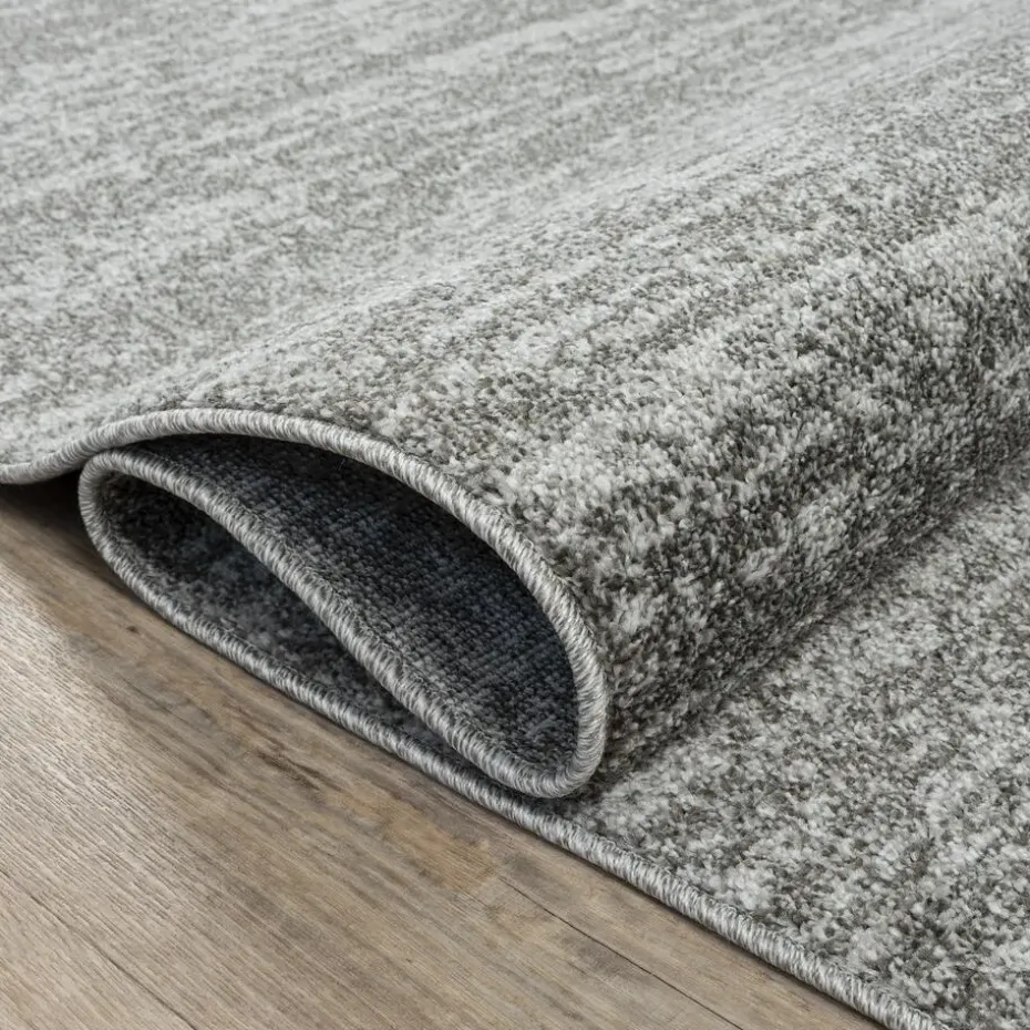 Relax Oslo - Laagpolig Effen Vloerkleed - Grijs - 120x170 CM