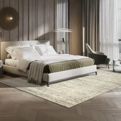 Relax Oslo - Laagpolig Effen Vloerkleed - Creme - 240x340 CM