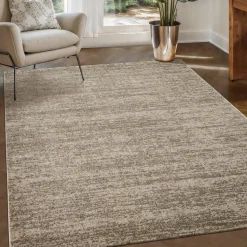 Relax Oslo - Laagpolig Effen Vloerkleed - Beige - 140x200 CM