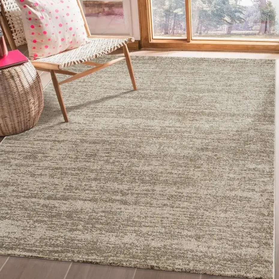 Relax Oslo - Laagpolig Effen Vloerkleed - Beige - 120x170 CM