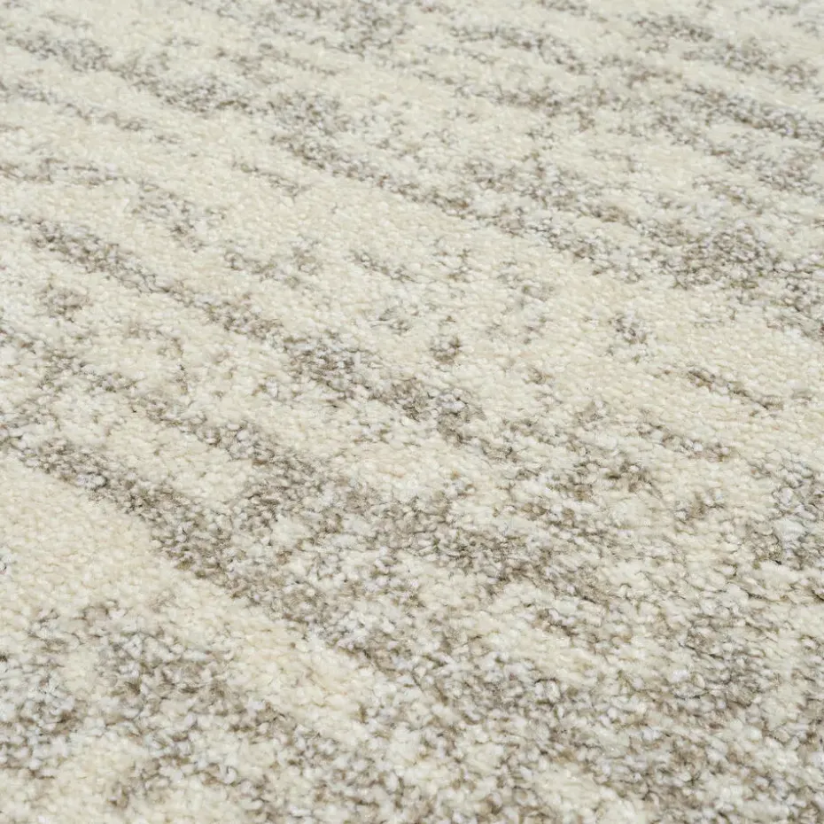 Relax Oslo - Laagpolig Effen Vloerkleed - Creme - 200 CM ROND
