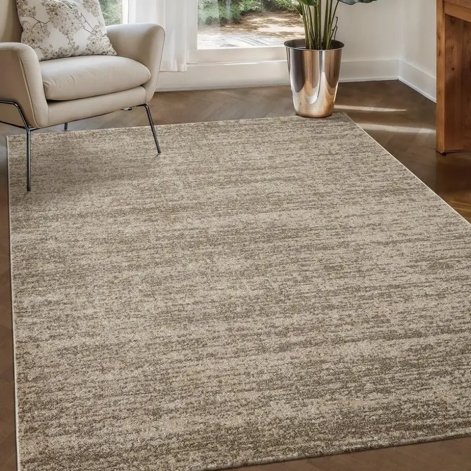Relax Oslo - Laagpolig Effen Vloerkleed - Beige - 300x400 CM