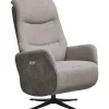 Relaxfauteuil Herman - elektrisch verstelbaar - duo-stof grijs