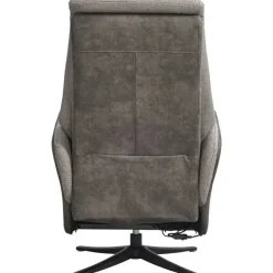 Relaxfauteuil Herman - elektrisch verstelbaar - duo-stof grijs