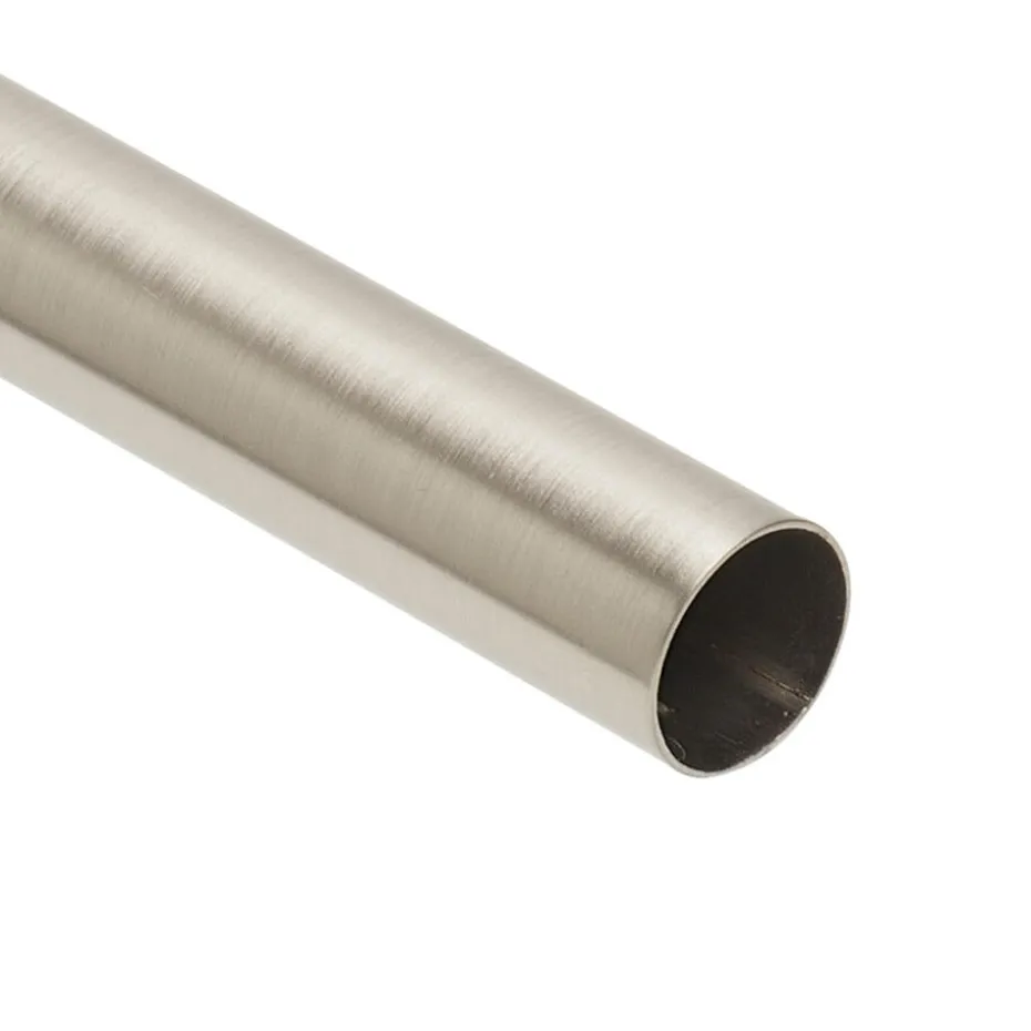 Roede 20 mm - zilverkleur - 240 cm