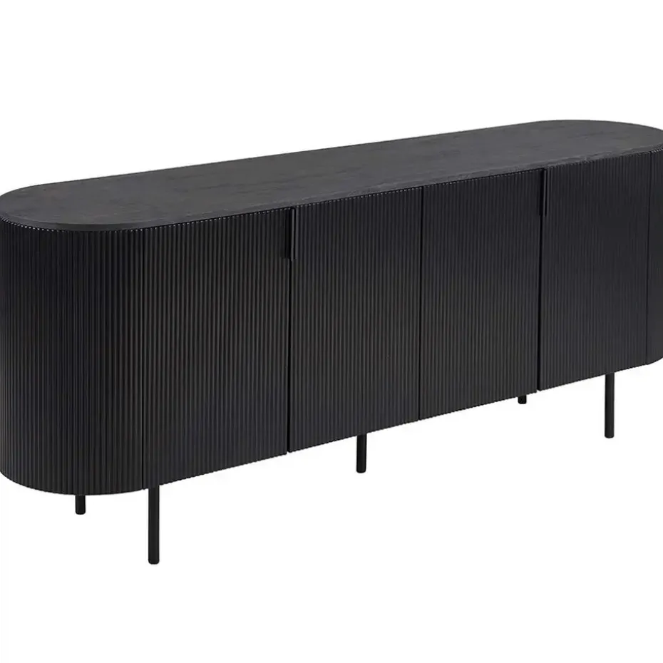 Rousseau Dressoir Lagos - 200 x 45 x 80 cm - Donkerbruin