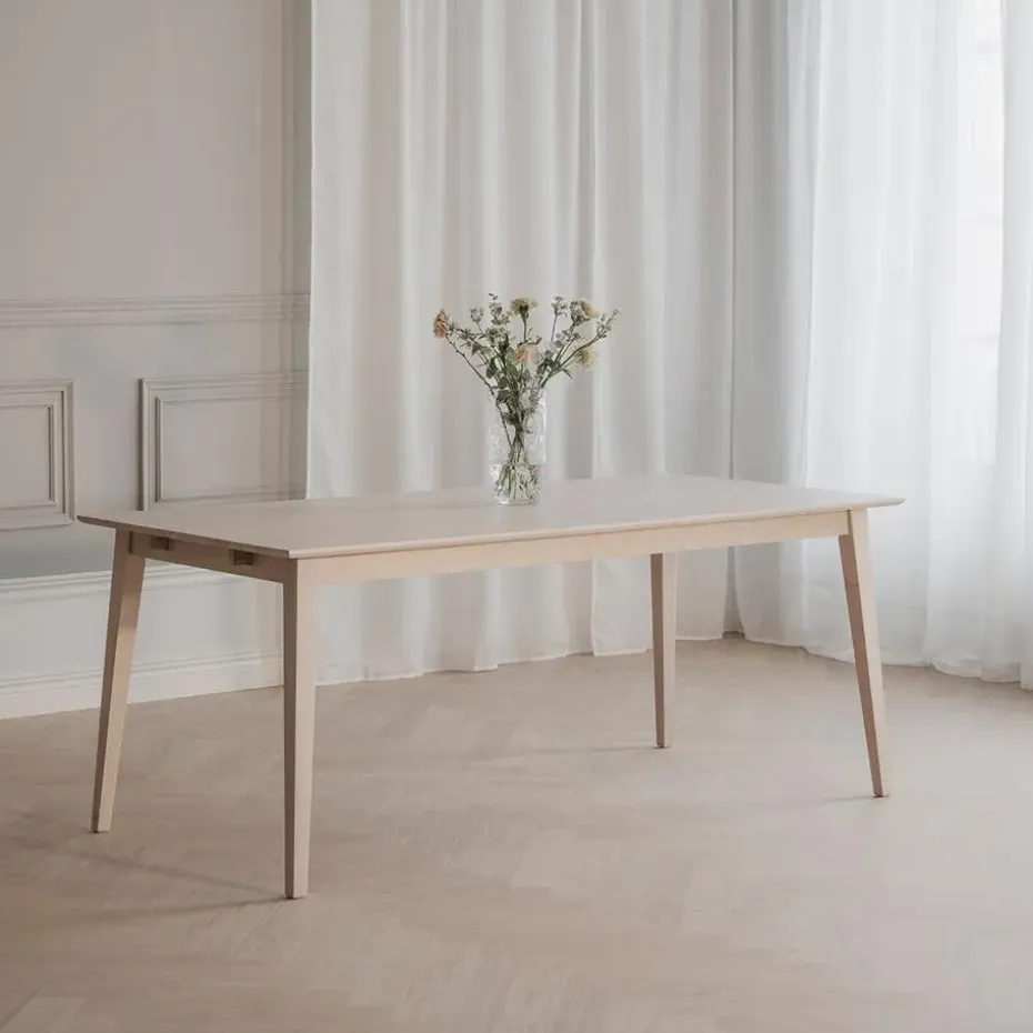 Rowico Home Filippa Houten Eettafel Verlengbaar 180 cm - Whitewash
