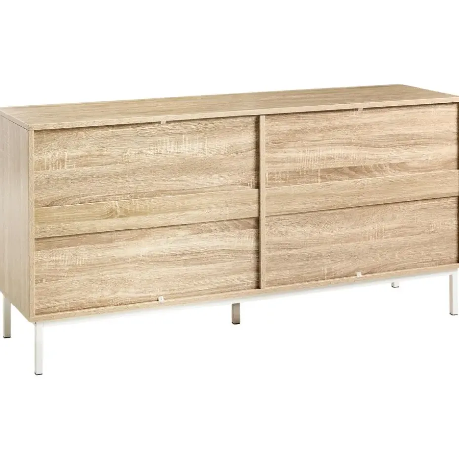 ROYALLA - Ladekast met 6 lades - Lichtbruin - MDF