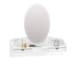 Rustic commode ladekast wit meisjeskamer