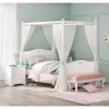 Rustic hemelbed meisjesbed meisjeskamer 200 x 100 cm