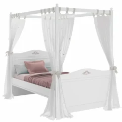 Rustic hemelbed twijfelaar meisjesbed meisjeskamer 200 x 120 cm