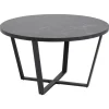 Salontafel Alma - zwart - 44xØ77 cm