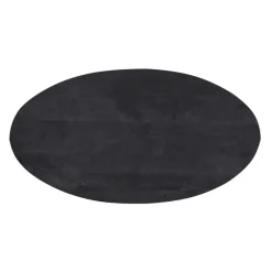 Salontafel Ovaal - Zwart - 130cm - Mangohout - Tafel Mansour