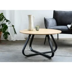Salontafel Rond Ø80cm - Naturel Eiken - Cesura