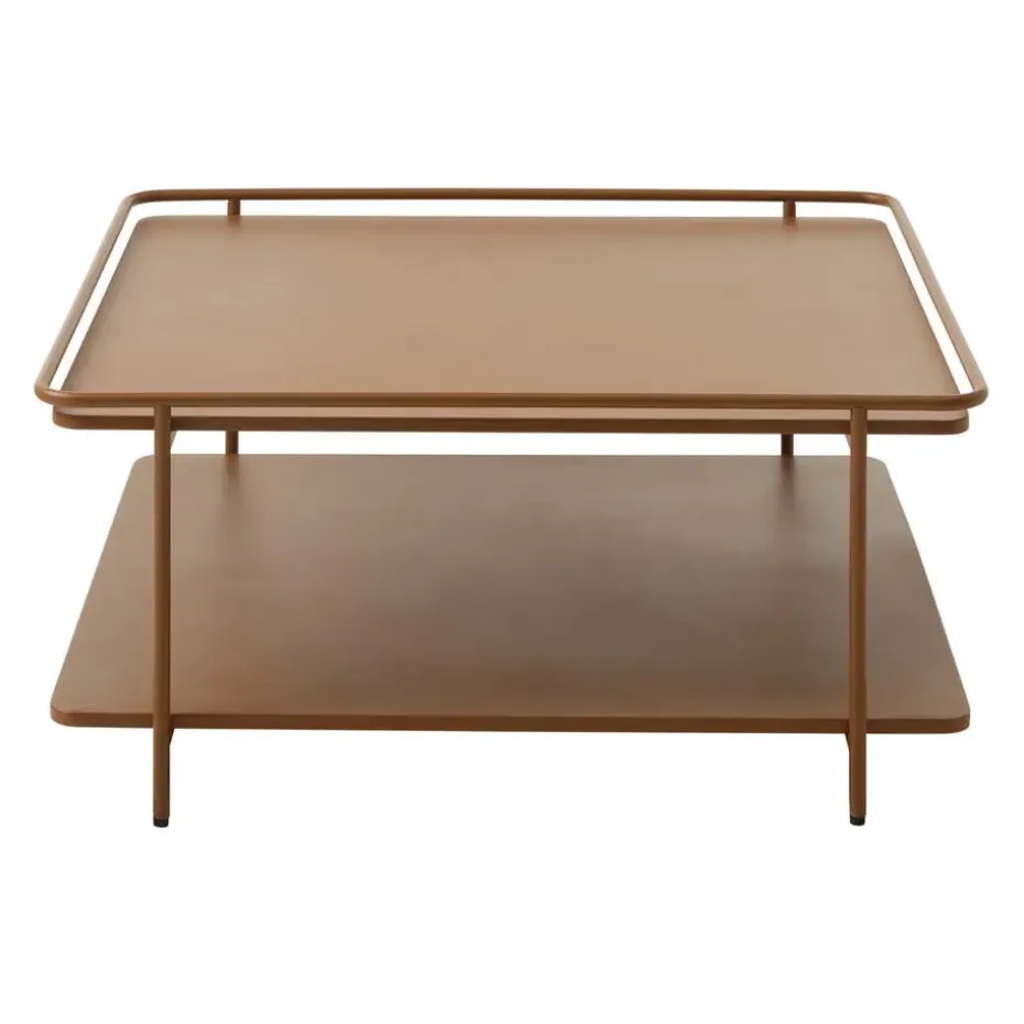 Salontafel Terra Metaal - 75x75x34,3cm - Yuba