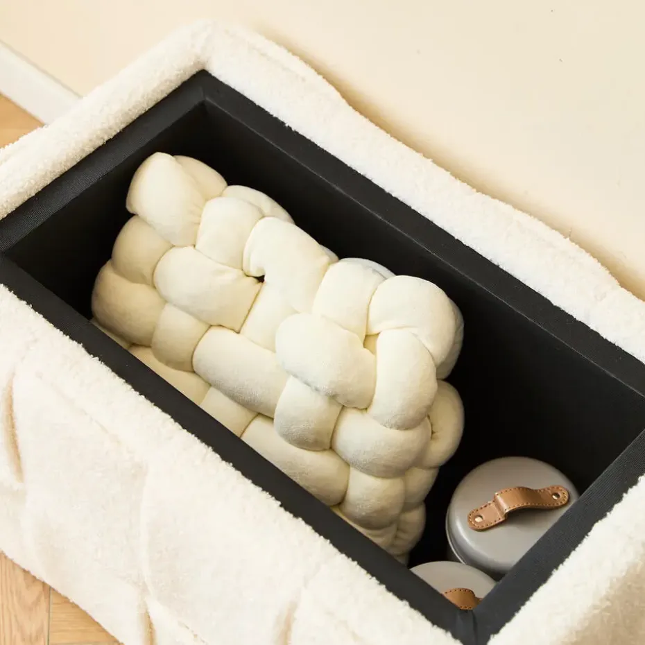 Scandinavische Designbank met Opbergruimte