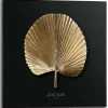 Schilderij Areca Goud - 50 x 50cm - Goudkleurig