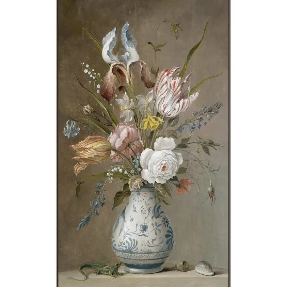 Schilderij bloemen in vaas FCL - 118x70 cm
