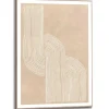 Schilderij Sandy Knot - 70 x 50cm - Beige
