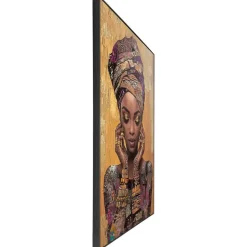 Schilderij vrouw warm FCL - 118x70 cm