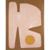 Schilderije Abstract Craft terra MDF - 80x60 cm