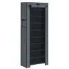 Schoenenkast - 10 Niveaus - tot 27 Paar Schoenen - 58x160cm - Grijs