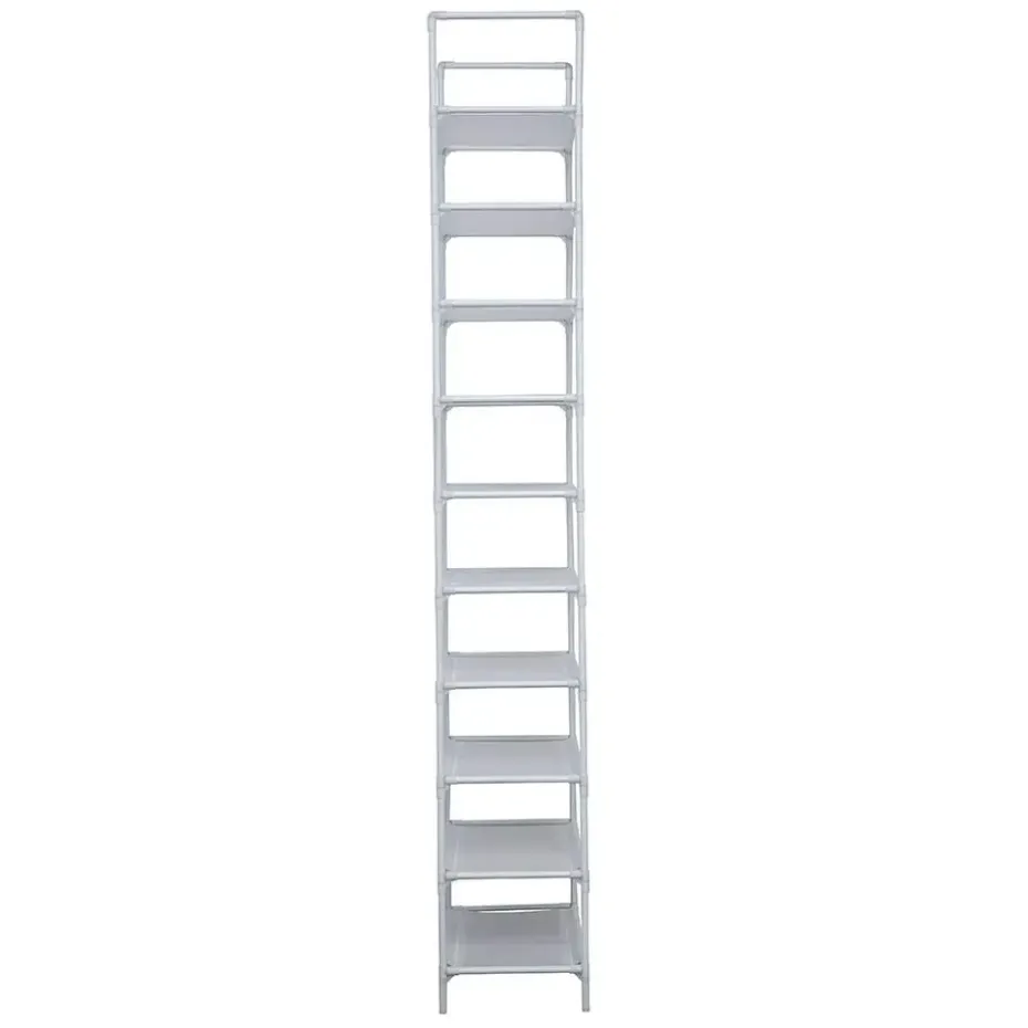 Schoenenrek voor 20 paar - Wit - 10 etages