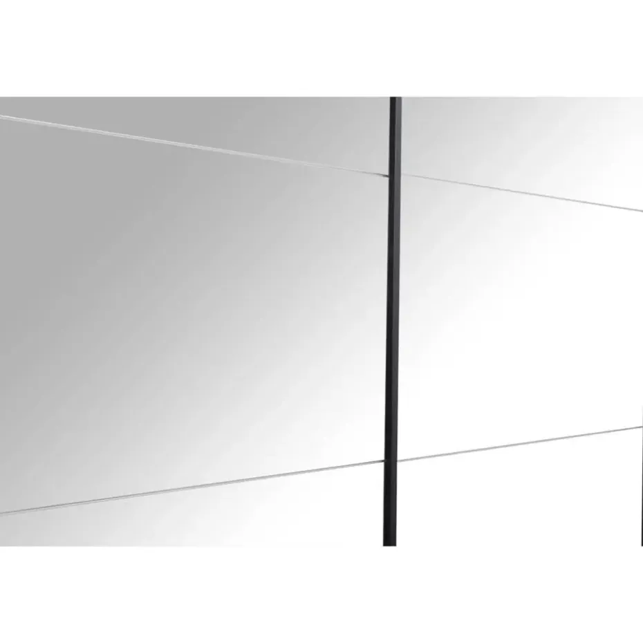 Schuifdeurkast Bergamo met spiegeldeuren - eikenkleur - 221x178,5x66,6 cm