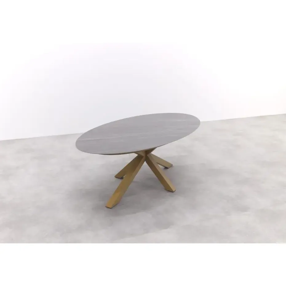 Scotland tafel - 230x115 cm - light teaklook - Centostone Napoli sand