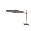 4-Seasons Siesta Premium - zweefparasol 350 cm. - Woodlook/Charcoal